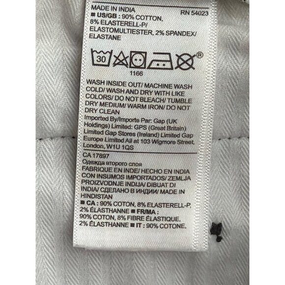 Banana Republic Dark Gray Chino Men’s Pants Size 36 x 32 - Picture 9 of 9